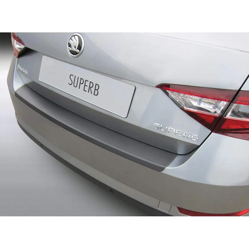 RGM ABS Rear bumper protector compatible with Skoda Superb III Sedan 5/2015- Black