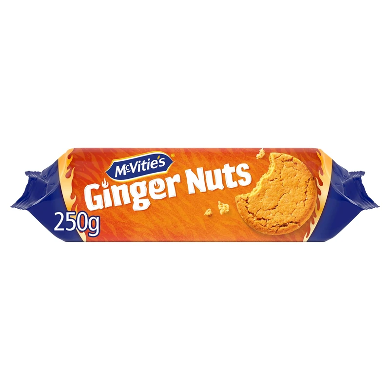 McVitie's Ginger Nuts Biscuits, 250 g (Pack of 1)