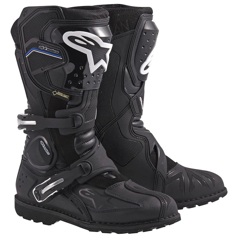 Alpinestars 3402-0376 Toucan Gore-Tex Men's Weatherproof Motorcycle Touring Boots (Black, US Size 8)