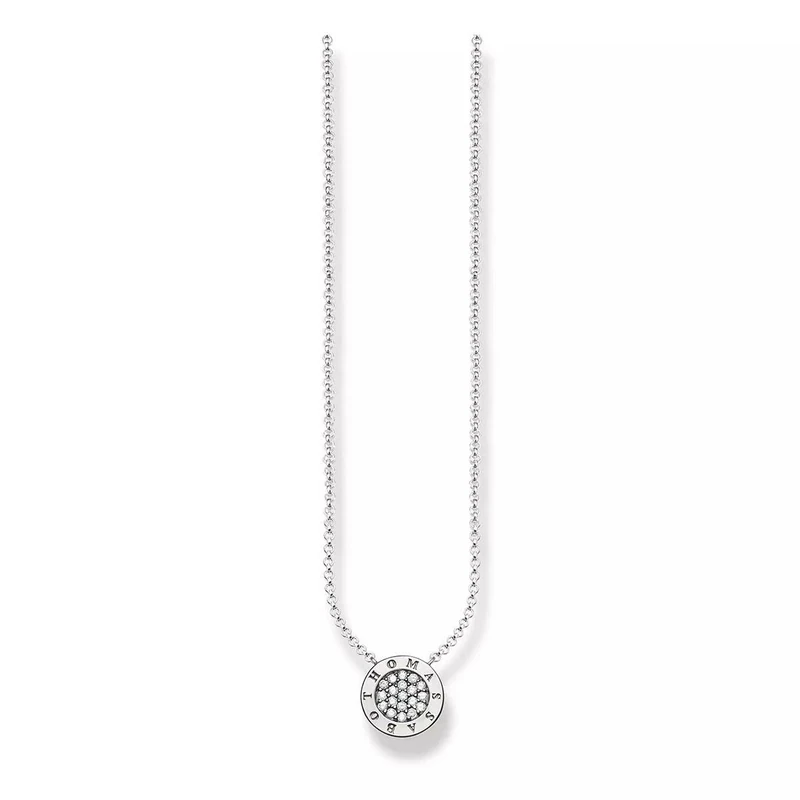 Thomas Sabo Women Necklace Collier Zirconia 925 Sterling Silver KE1493-051-14-L45v
