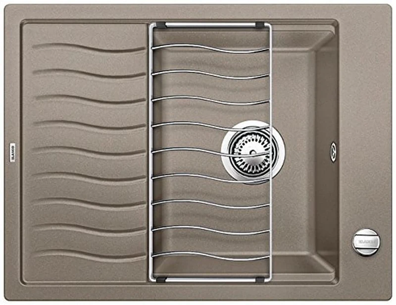 Blanco Elon 45 S Kitchen Sink Silgranit PuraDur Tartufo