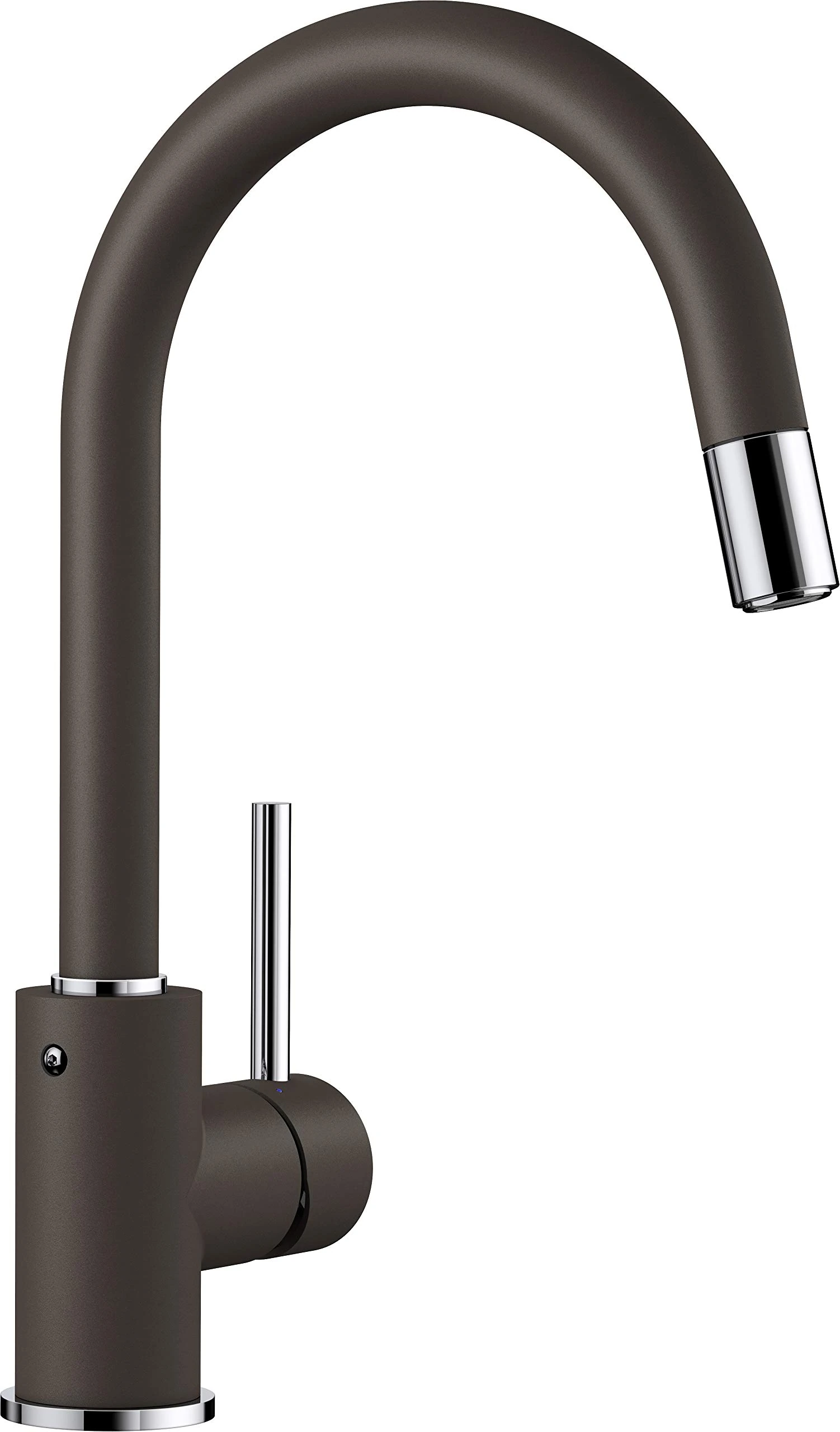 BLANCO MIDA-S – Kitchen Mixer Tap with High, Pull-out Spout – High Pressure – Brown – 521461