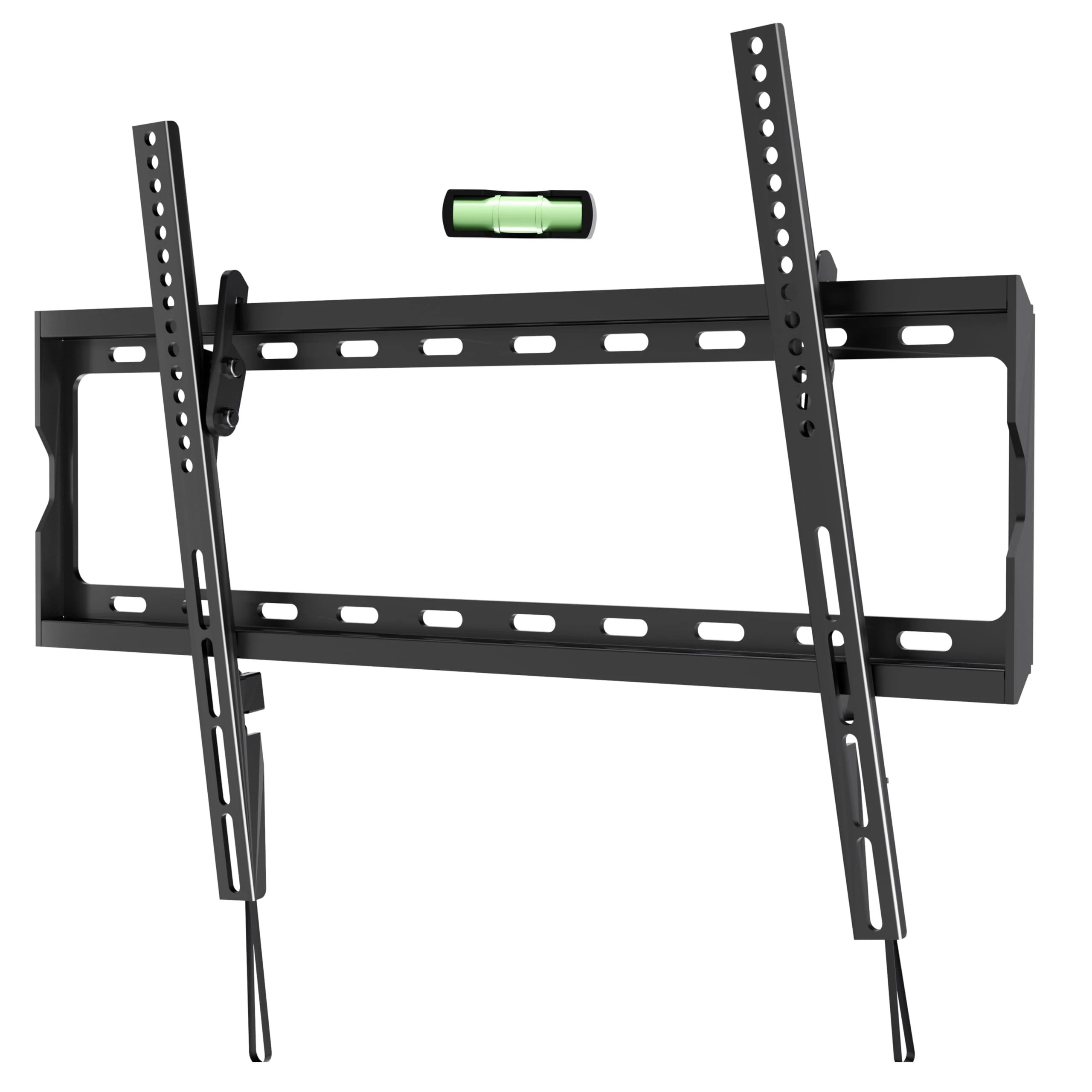 Suptek TV Wall Mount Tilt for Most 26-60 inch Flat & Curved Screens up to 45kg, Slim Flat Tilting Wall Bracket with Bubble Level and TV Fixing Kits, Max VESA 400x400mm, MT4205
