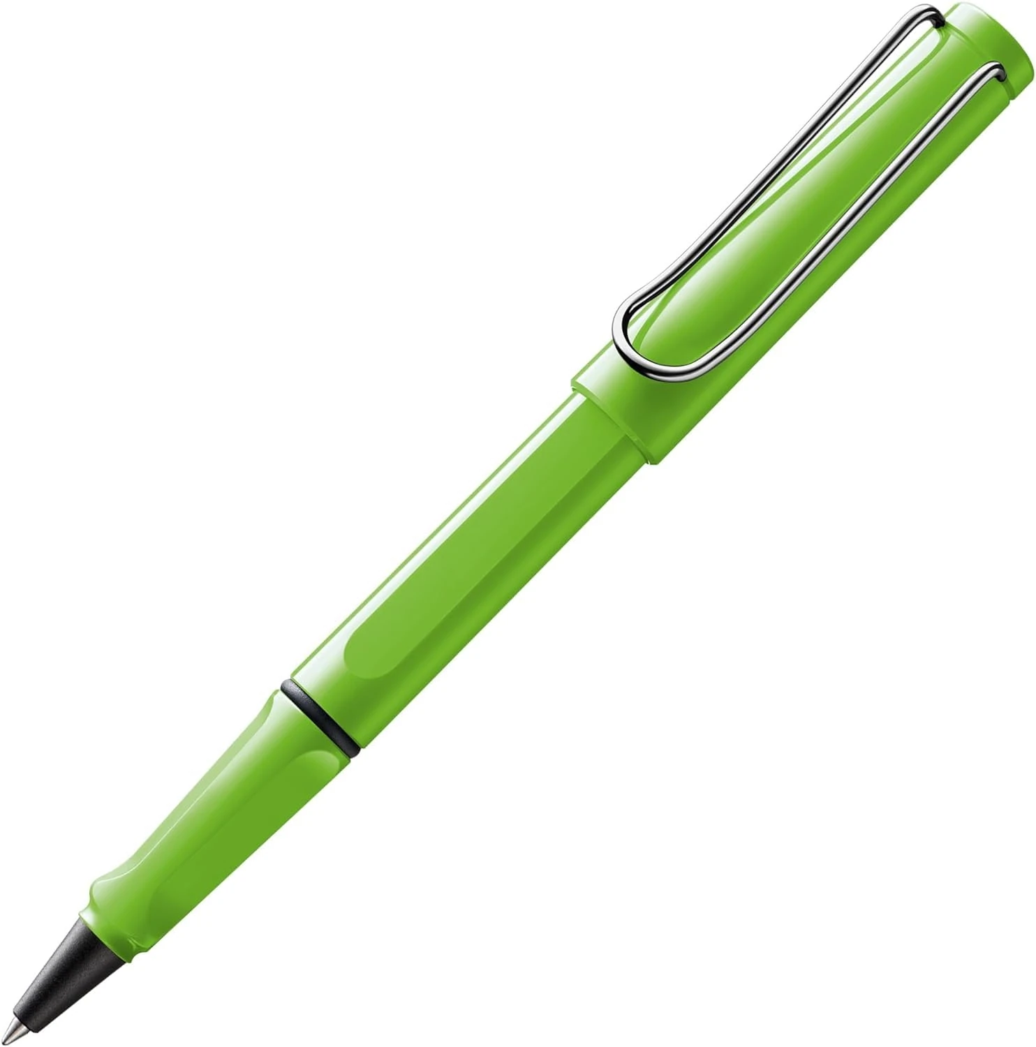 Lamy safari green - Rollerball Pen with ergonomic grip & line width M - for pleasant long writing - made of robust ASA plastic - including rollerball refill M 63 in blue