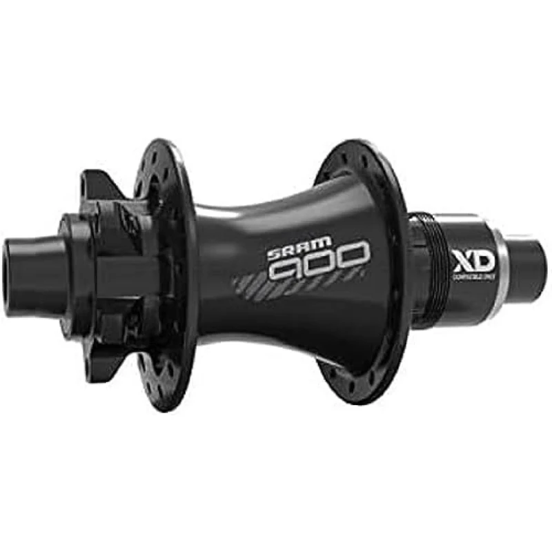 Sram 900/9/10/11-Speed, Rear 32 Hole, Black Disc With QR and 12x142 mm Caps 00.2018.013.011 Hub – Black, One Size