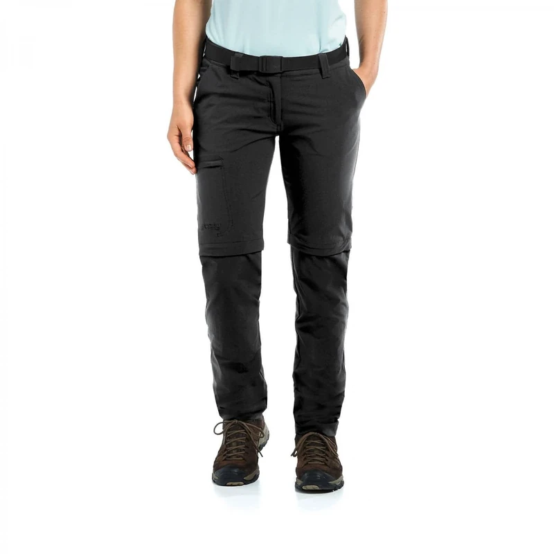 Maier Sports Inara Slim Zip, Women's hiking trousers, Water-repellent trousers for trekking and hiking, Close-fitting cut, Zip-off function, PFC-free, mSTRETCH pro 4 & dryprotec