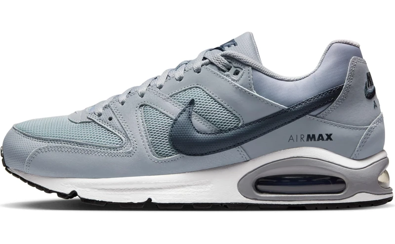 NIKE Men's Air Max Command Running Shoes, Grey Grey Stealth Dark Obsidian White Black, 10 UK