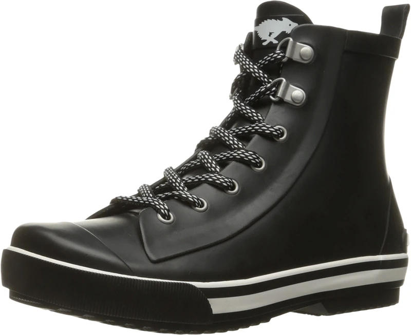 Rocket Dog Women's Rainy Rubber Rain Boot, Black, 8 UK