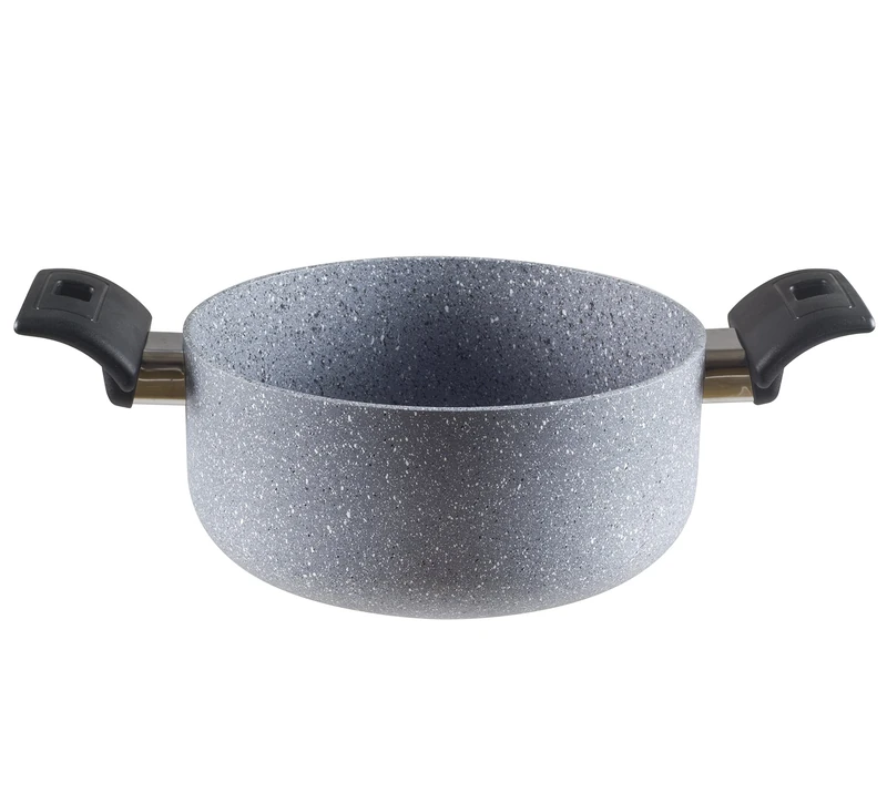 Beper Casserole Dish-24cm, Aluminium, Multi-Colour, 24 x 24 x 10 cm