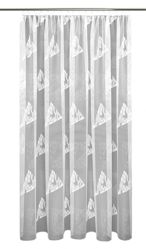Anna Cortina Curtain, White, 145 x 600 cm