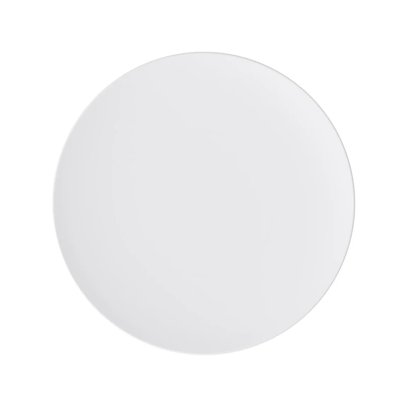 Villeroy & Boch Royal Coupe Plate, 33 cm, Premium Porcelain, White