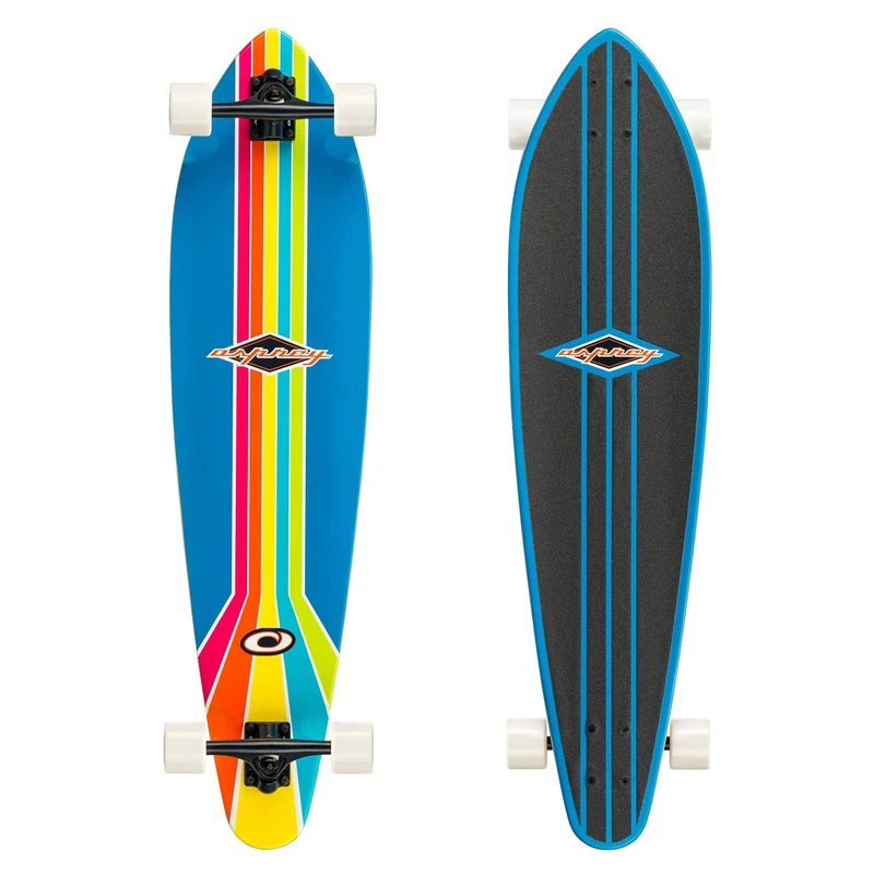 Osprey | Pintail Longboard, 40inch Complete Skateboard 8 ply Canadian Maple, for Kids Adults and Beginners, Retro, Multiple Colours, Seventy Two
