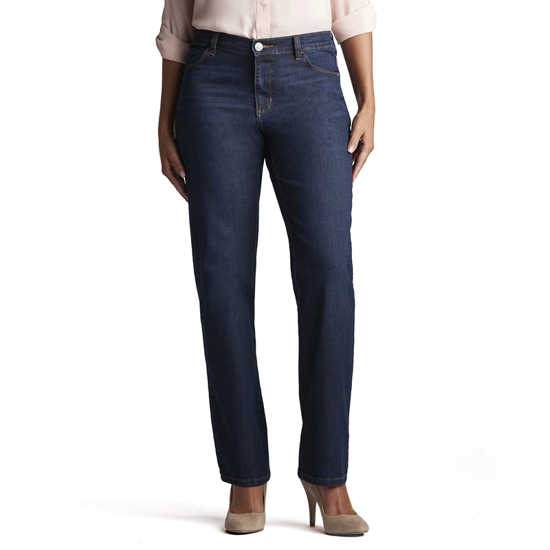 Lee Women's Relaxed Fit Straight Leg Jean, Verona, 18 Long