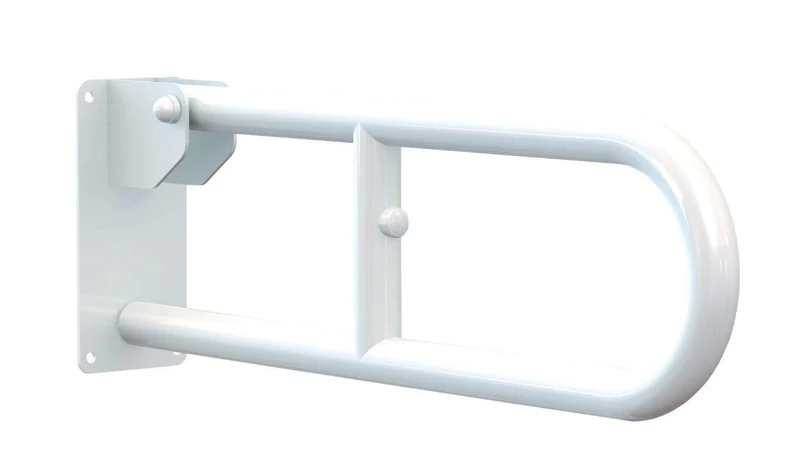 Aquasanit Care Series A10690AC008 Folding Handle Lacquered Steel White - Image 1