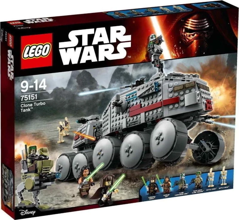 LEGO Star Wars Clone Turbo Tank with Jedis, Battle Droids, and AT-RT | 75151 by LEGO