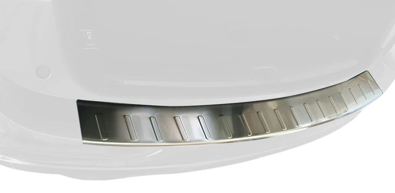 Stainless Steel Rear Bumper Protector Compatible with Audi Q5 2008-2012 & 2012- 'Ribs'