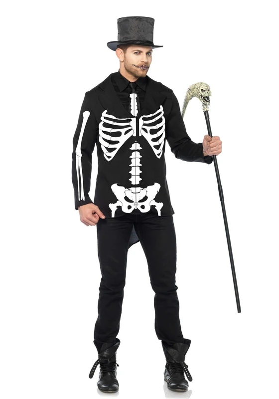 Leg Avenue 85601 "Bone Daddy Fancy Dress Costume (X-Large, 2-Piece) - Image 1