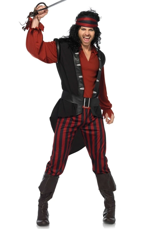 Leg Avenue Pillaging Pirate Men's Costumes, Medium/Large - Image 1