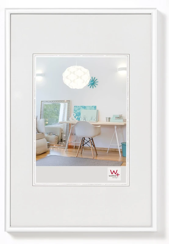 walther Design Picture Frame White 59,4 x 84 cm (DIN A1)New Lifestyle Plastic Frame KV684W