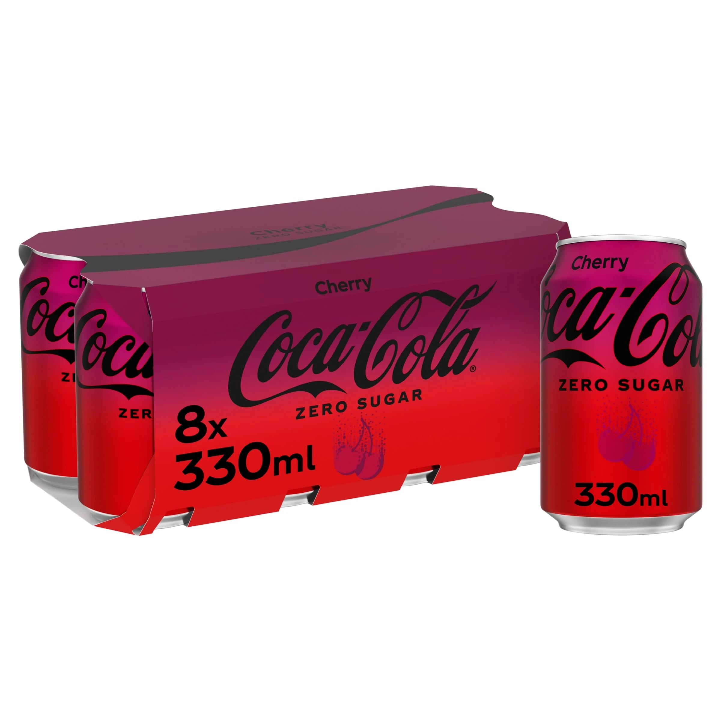 Coca-Cola Zero Sugar Cherry 8 x 330 ml