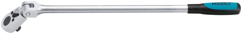 Cricchetto reversibile HAZET 916GL, testa del cricchetto orientabile di 180, uscita: quadro 12,5 mm (1/2 pollice), dentatura fine con 32 denti (angolo di lavoro 11,25) per aree basse e difficili