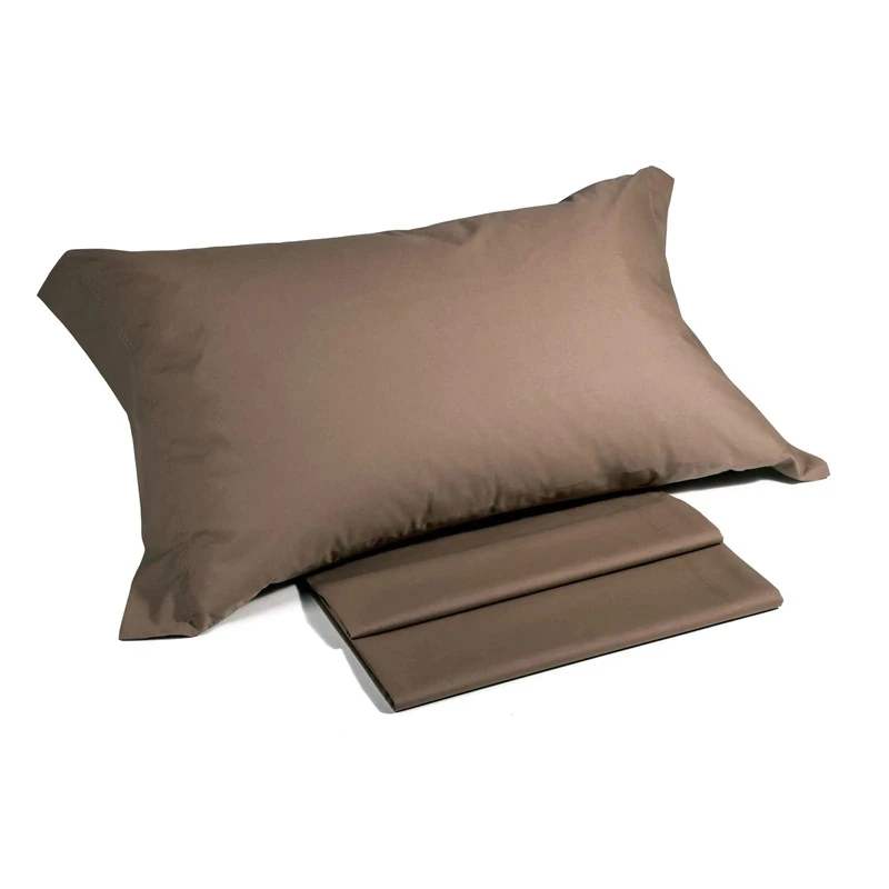 Caleffi - Double Bed Set with Double Bed Sheets 100% Cotton 240 x 285 cm, Double Fitted Sheet 180 x 200 cm for Mattress 28 cm High, 2 Pillow Cases for Bed 50 x 80 cm - Image 1