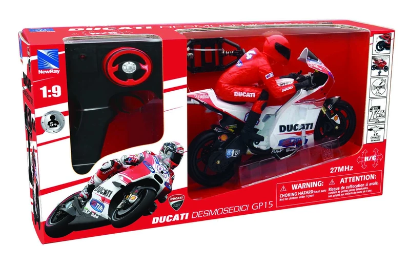 NewRay 88815 "Ducati Desmosedici - C. Stoner No.4 Remote-Controlled Model Motorcycle - Image 1