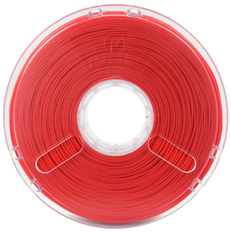 BuildTak PM70157 PolyMax Nano reinforced PLA Filament featuring Jamfree Technology, 0.75 kg Spool, 3.00 mm Diameter, True Red