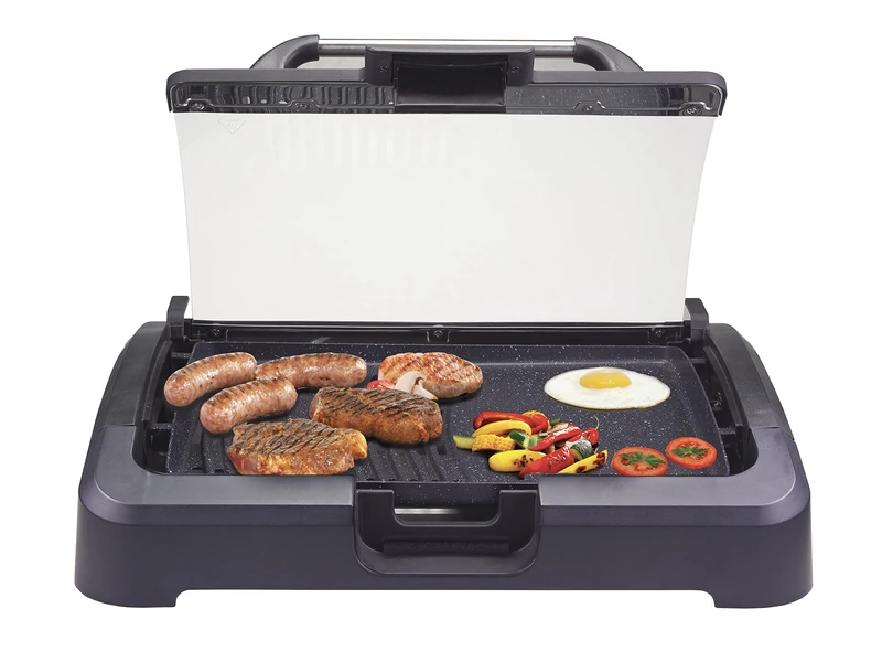 Beper Electric Barbecue with Removable Glass Lid - Image 1