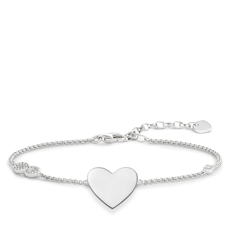 Thomas Sabo Bracelet Heart with Infinity Bracelet Heart with Infinity 925 Sterling Silver