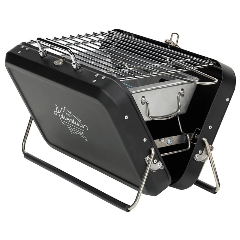 Gentleman's Hardware Small Suitcase Style BBQ Black - Image 1