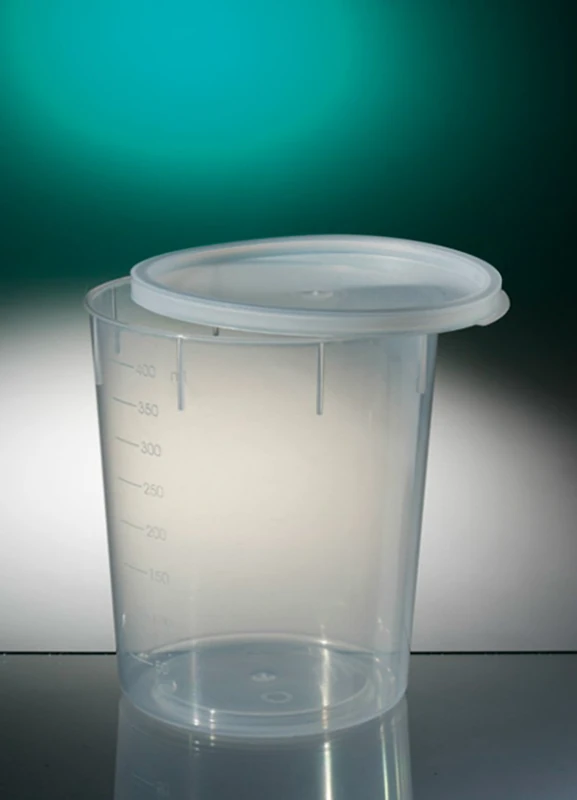 Gosselin 080861 Conical Plant Pot Polypropylene, Sterile 200 ml with Lid, Clear (Pack of 220) - Image 1