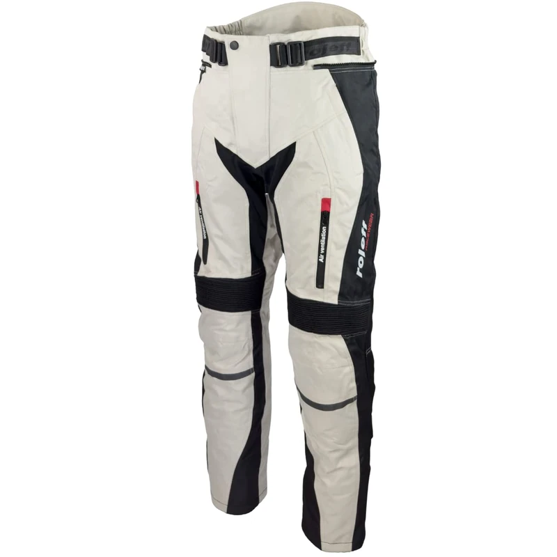 Roleff Racewear 15247 Memphis Motorcycle Pants, 3XL, Grey - Image 1