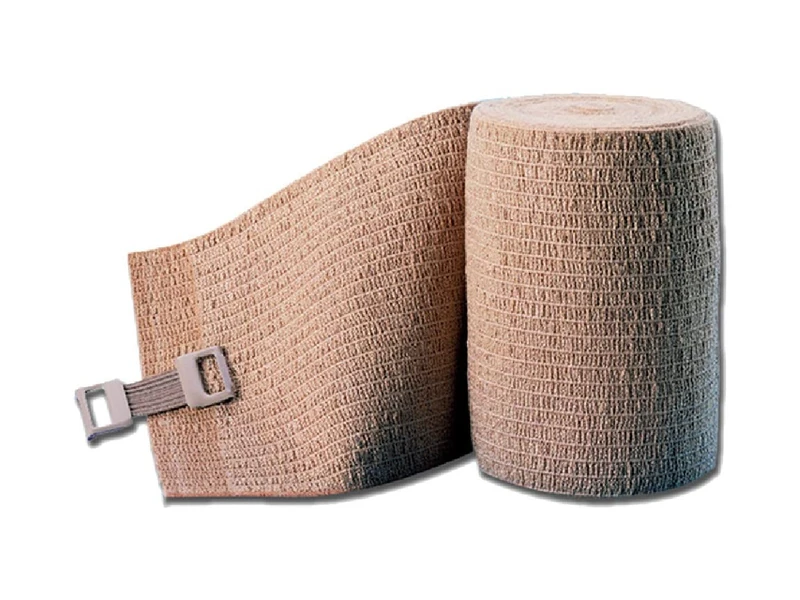Previs - PreviForte, Compression Elastic Bandages, Strong Compression, Size 7 m x 8 cm, 10 units Individually Packed, with Clip. - Image 1