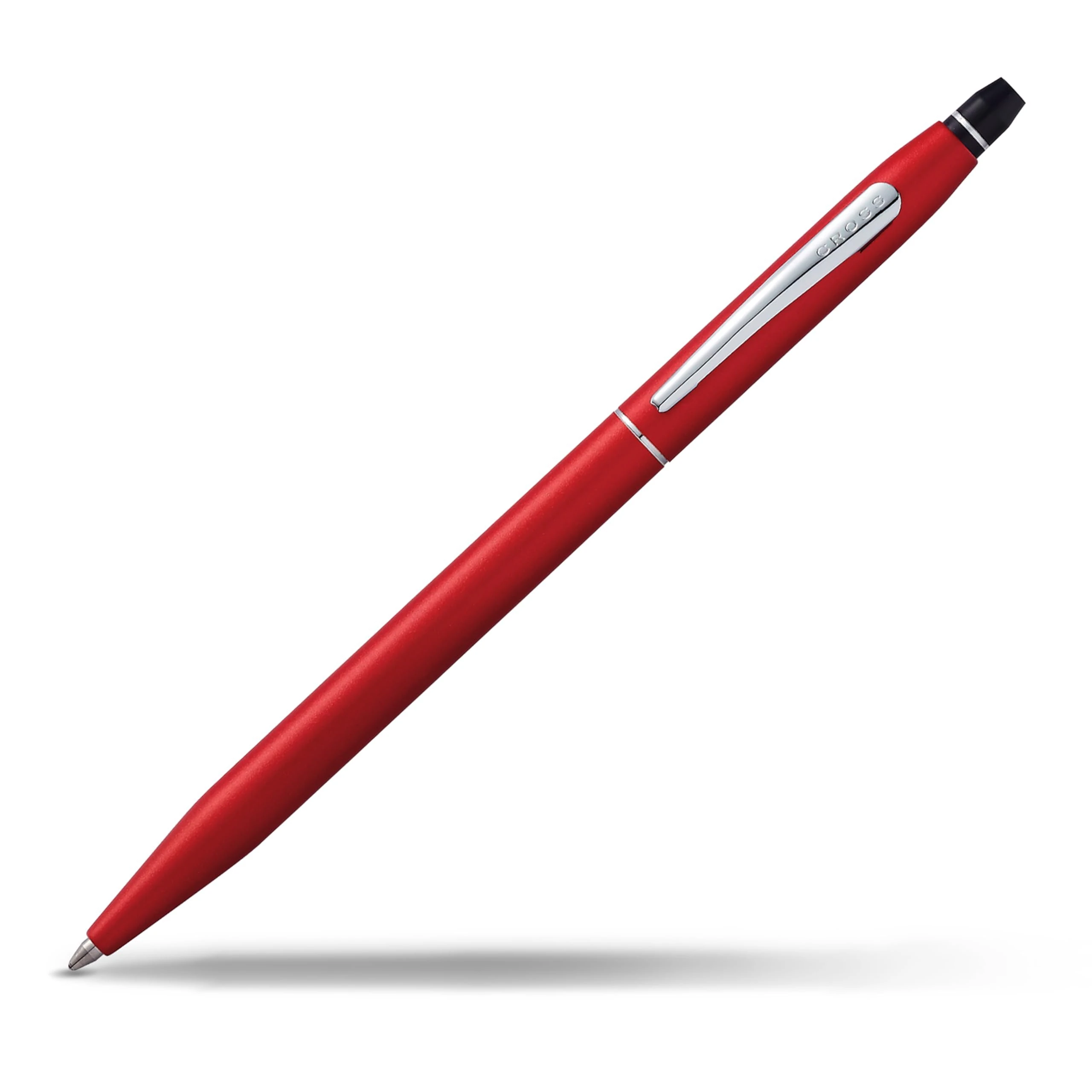 CROSS Click Crimson Red Ballpoint Pen incl. Premium Gift Box – Refillable Medium Ballpen