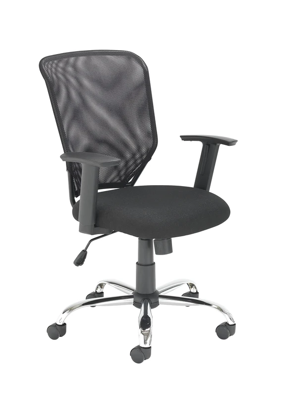 Office Hippo Desk Chair, Ergonomic Contemporary Office Chair, Highly Adjustable For Extra Comfort With Moulded Seat, Mesh Back Computer Chair With Lock Tilt Recline - Black
