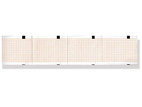Gima 32991 Thermal Paper Pack Ecg, Orange Grille, 63 x 75 mm