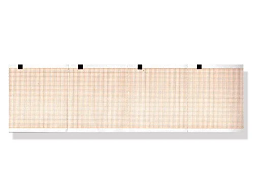 Gima 32983 Thermal Paper Pack Ecg, Orange Grid, 80 x 70 mm