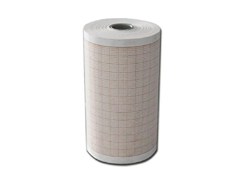Gima 32964 Thermal Paper Roll Ecg Grid Orange 80 mm x 25 M