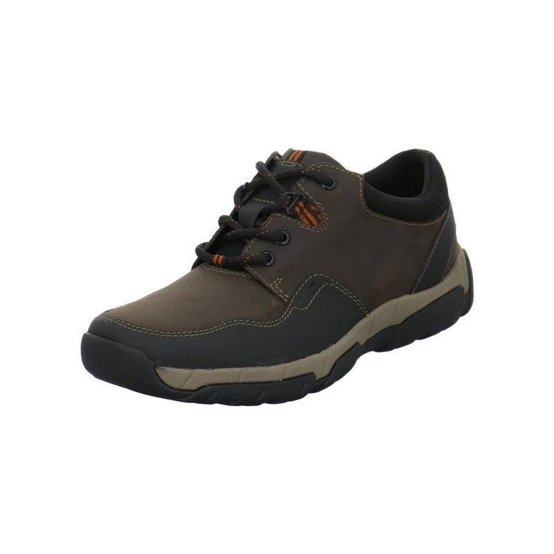 Clarks Walbeck Edge Mens Brown Leather, 8