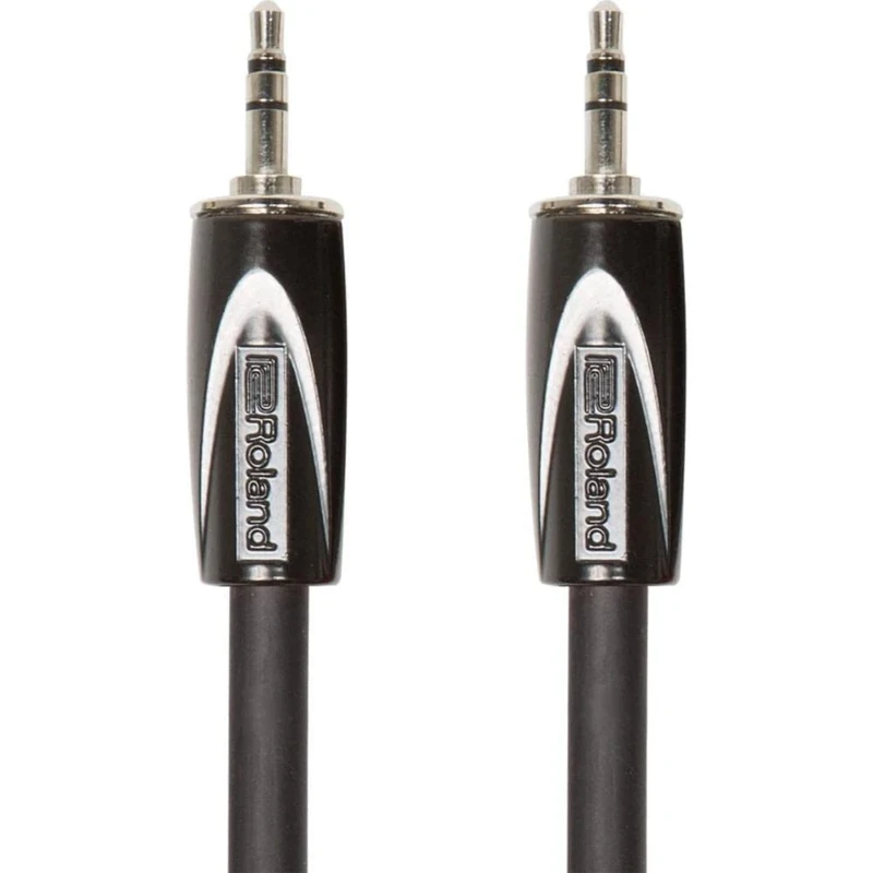 ROLAND,3 Meters Black Series Interconnect Stereo Cable—1/8-Inch Trs, 10Ft / 3M - Rcc-10-3535