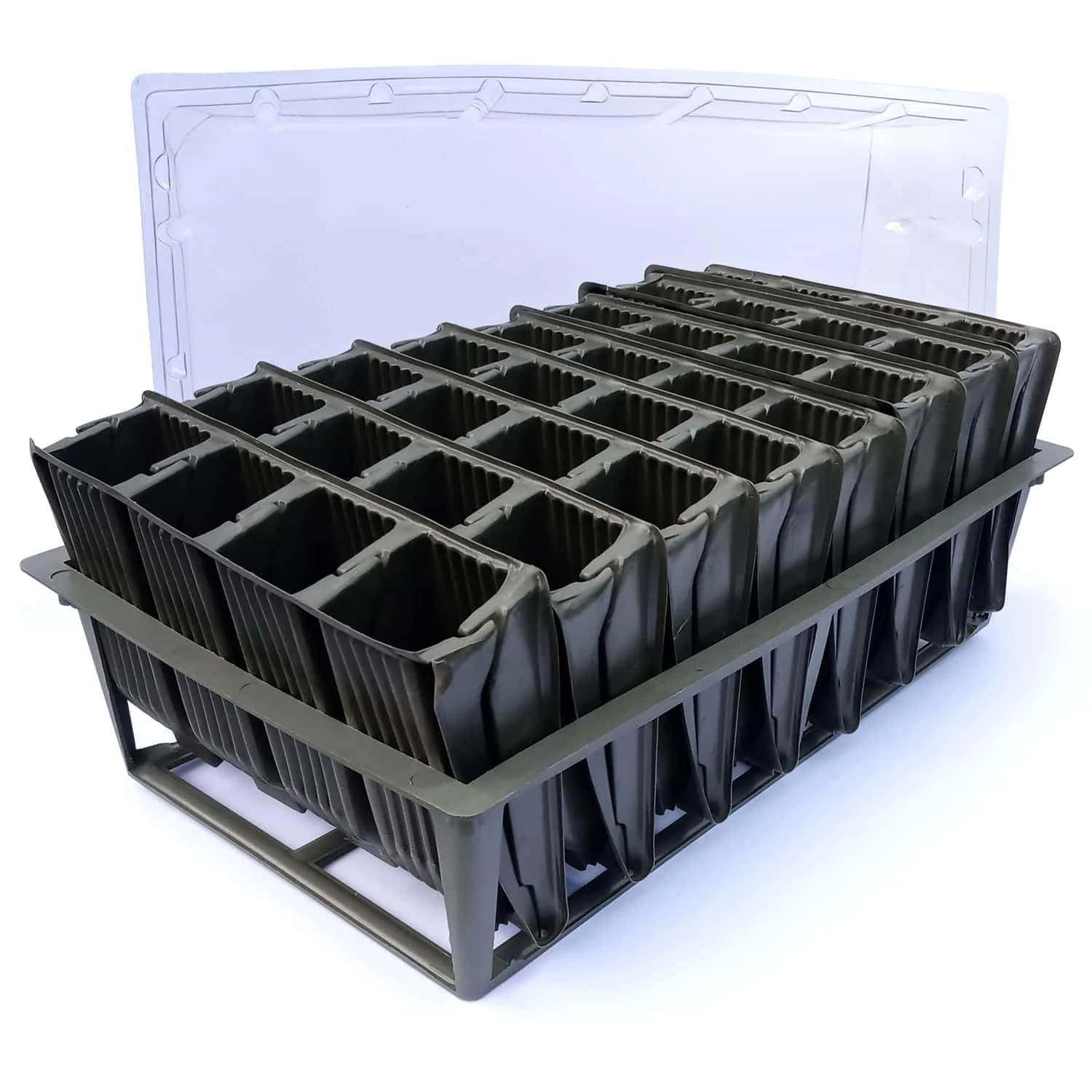 Elixir Gardens Deep Root Trainer Set | Haxnicks Rootrainer Propagation Growing System | Quantities 1-10 Available | Includes Re-Useable Cell Pack with Stand & Lid | x 9