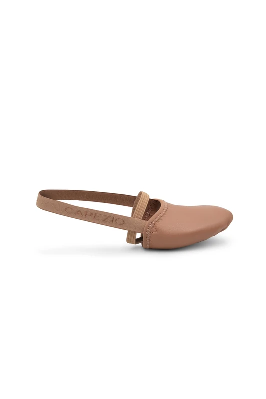 Capezio Unisex Adults' Leather Pirouette II Dance Shoe, Brown (Dark Suntan), Small