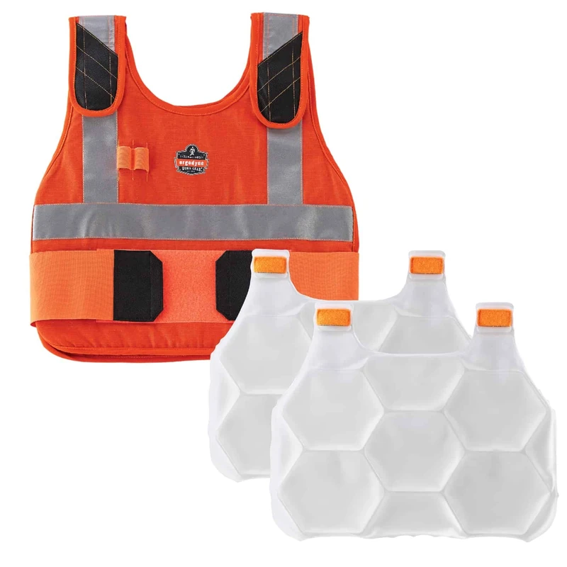Ergodyne Chill Its 6215 Cooling Vest - Orange, L/XL