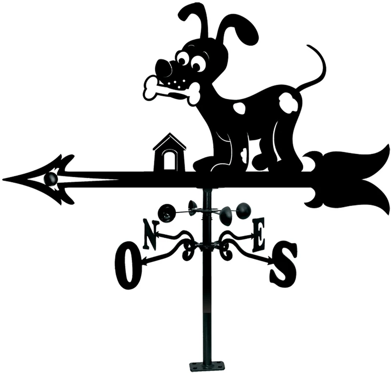 Imex The Fox 11064 – Weathervane Roof Dog with Bone, 900 mm