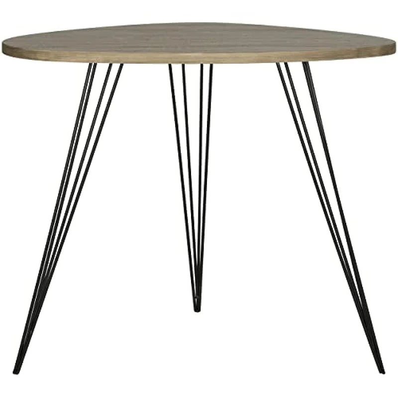 SAFAVIEH Modern Wooden , in Oak and Black, 70 X 55 X 60