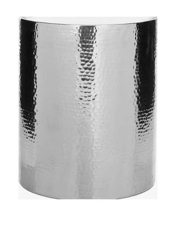 SAFAVIEH Contemporary Accent Table with Wooden , in Silver, 44 X 44 X 53.08