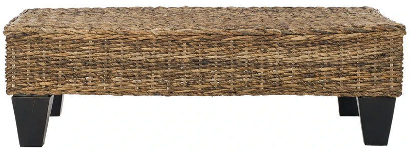 SAFAVIEH Bohemian Rattan Table with Low Profile, in Natural