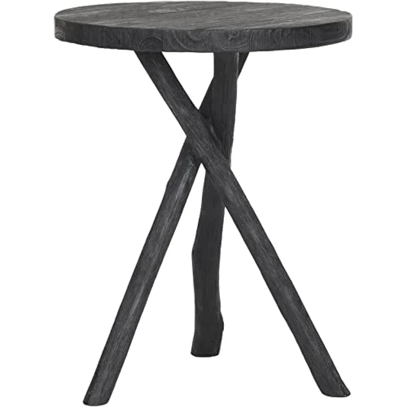 SAFAVIEH Modern Wooden , in Black, 40 X 40 X 50