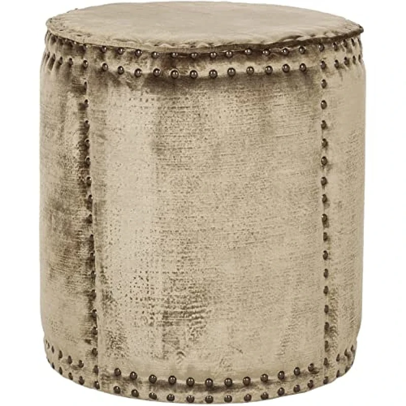 SAFAVIEH Upholstered Ottoman, in Sage, 65 X 50 X 50